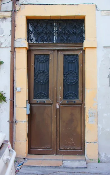 Πόρτα Παλιά Vintage Στυλ — Φωτογραφία Αρχείου
