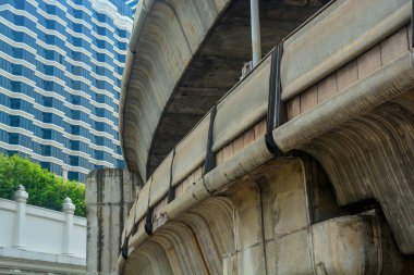 Modern iş kurma, mimari arka plan kavramı yakın çekim