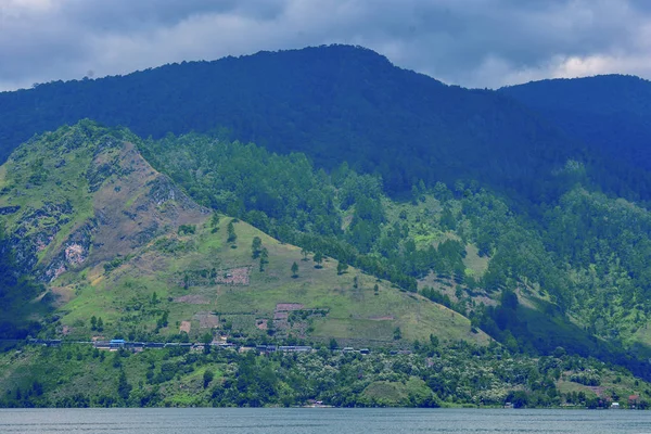 印度尼西亚棉兰贝拉斯吉湖的美丽自然景观 — 图库照片