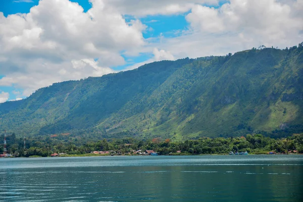Beautiful View Lake Toba View Samosir Island North Sumatra Indonesia — Stock Photo, Image