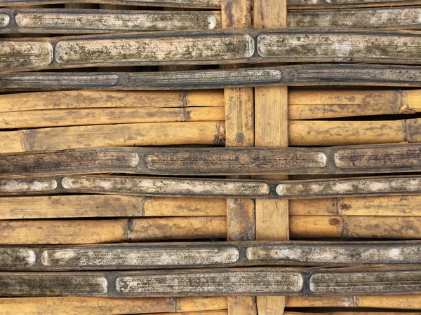 Pared de fondo de textura de bambú seco con patrones naturales para wa — Foto de Stock
