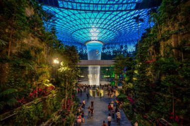 Singapur City, Singapur - 28 Mayıs 2019 : Yağmur Girdabı, Bu