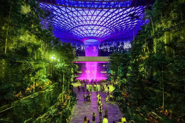 Singapur City, Singapur - 28 Mayıs 2019 : Yağmur Girdabı, Bu