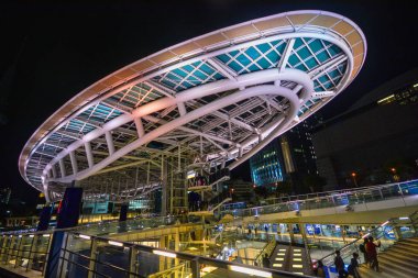 Nagoya, Japonya - Mar 21, 2019 : Oasis 21 gece kompleksi , Sagae