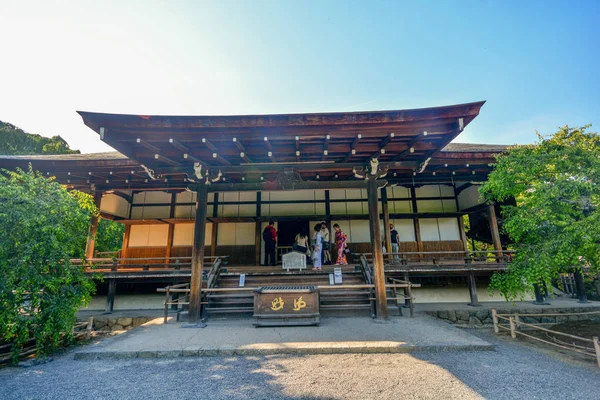 Templo Tenryuji localizado no distrito de Arashiyama de Quioto. Tenryuji — Fotografia de Stock