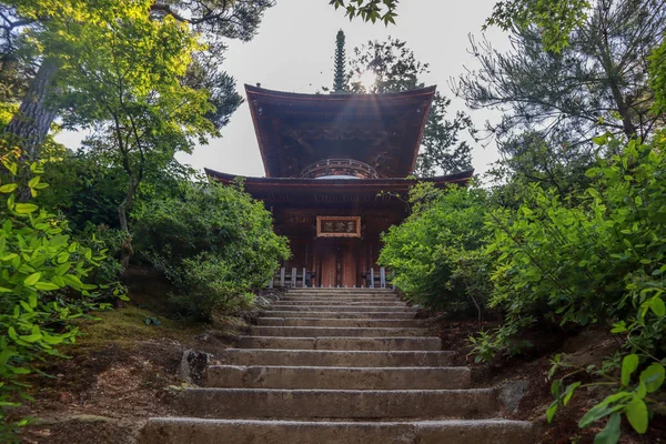 Templo Jojakkoji es un templo oculto en el área de Arashiyama, Kyoto lo —  Fotos de Stock