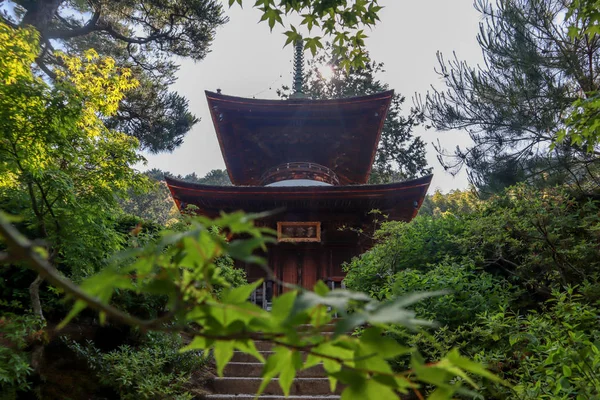 Templo Jojakkoji es un templo oculto en el área de Arashiyama, Kyoto lo — Foto de Stock