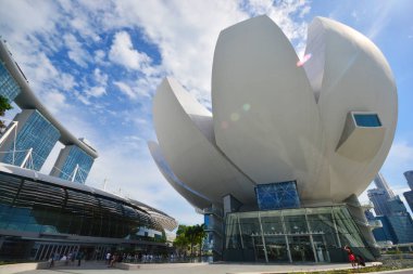 Singapur - 28 Mayıs 2019 :Sanat Bilimi Müzesi bir müzedir 