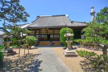 Tondabayashi-shi, Osaka - 22 Mayıs 2019 : Tondabayashi şehir, bir merhaba