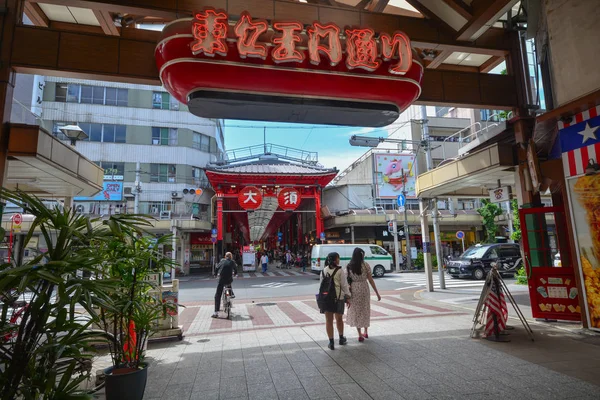 Aichi, Japonia-23 maja 2019: OSU Shopping Arcade jest znany jako na — Zdjęcie stockowe