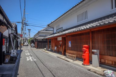 Tondabayashi-shi, Osaka - 22 Mayıs 2019 : Tondabayashi şehir, bir merhaba