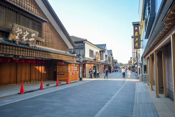 Mie, Ιαπωνία-24 Μαΐου, 2019: εμπορικός δρόμος Okage Γιοκόκο κοντά στο I — Φωτογραφία Αρχείου