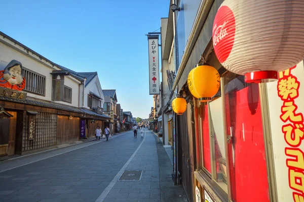 Mie, Japonia-24 maja 2019: Okage Yokocho ulica handlowa w pobliżu I — Zdjęcie stockowe
