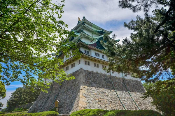 Nagoya Castle, a Japanese historic landmark castle in Nagoya, Ja — Stock Photo, Image