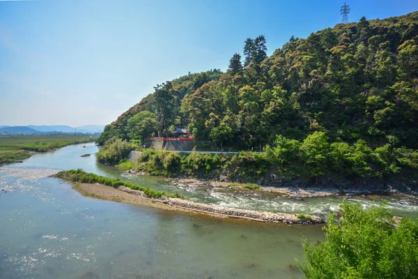 Japan Arashiyama - May 26, 2019 : Sagano scenic railway or Roman — Stock Photo, Image