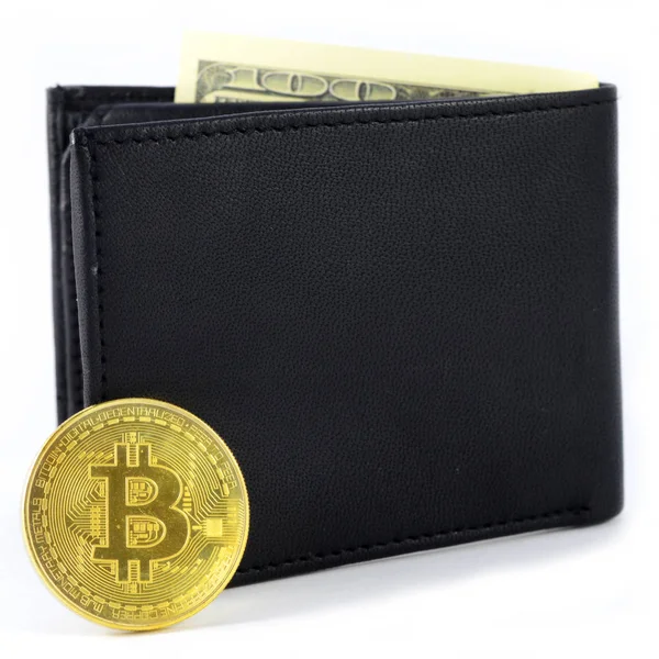 Bitcoin pénztárca cseréje — Stock Fotó
