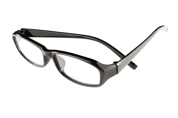 Isolated Composite Black Eyeglasses Utilizing Multiple Focus Points Achieve Full — Stock Photo, Image