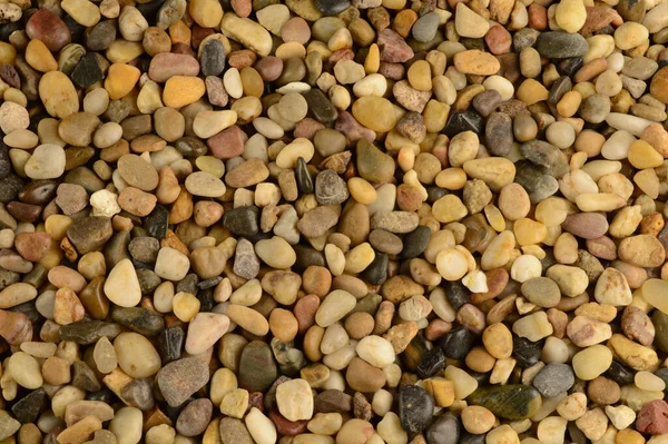 Вид Крупным Планом Несколько Равномерно Освещенных Вымытых Чистых Речных Камней — стоковое фото