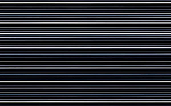 光の水平方向のストライプ ホワイト暗い黒地抽象デザイン背景に銀線 — ストック写真