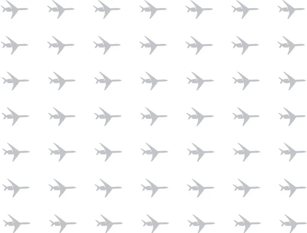 Μονόχρωμη Γκρι Εικονίδιο Σιλουέτα Του Μοτίβο Φόντου Ταξίδια Αεροπλάνο Βρίσκεται — Φωτογραφία Αρχείου