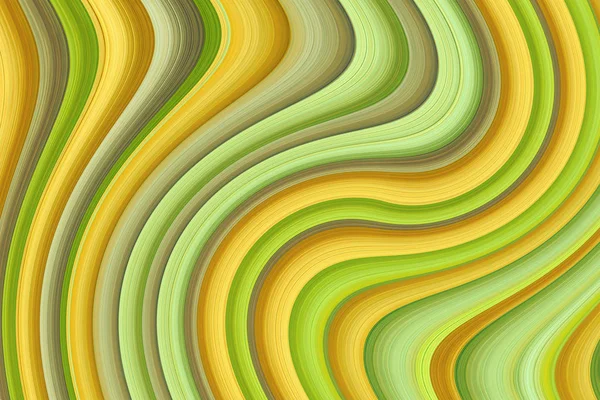 Abstracto Fondo Diseño Ondas Bandas Verde Amarillo Beige Gris Colorido —  Fotos de Stock