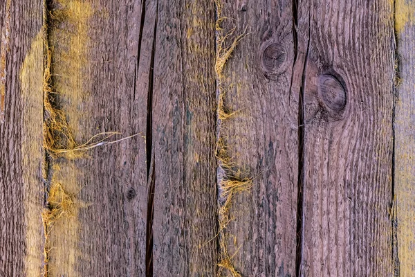 Trä bakgrund knut sprucken väderbiten naturlig bakgrund rustik bas — Stockfoto