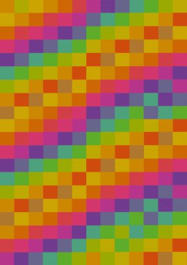 dikey panel renkli arka plan kareler çok renkli sarı turuncu pembe desen soyut sanat tasarımı