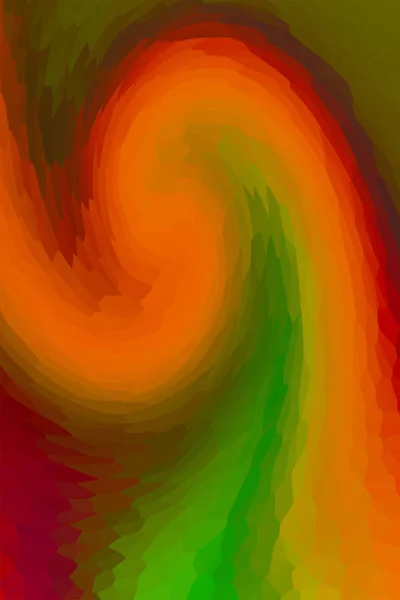 Movimento ad onda ad arco colorato arancione rosso sfumato effetto miscela vetro colorato sfondo sfaccettato — Foto Stock