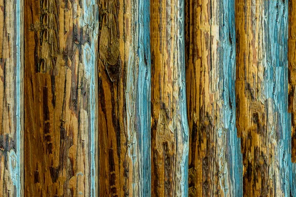 Tronchi di pino verticale parete di legno pannelli materiali tradizionali eco sfondo — Foto Stock