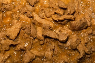 mini domuz dilimleri terbiyeli sos arka taban pişirme pişmiş