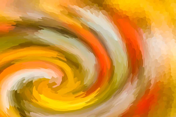Motif géométrique beige pêche orange rayures mouvement tourbillonnant fond coloré — Photo
