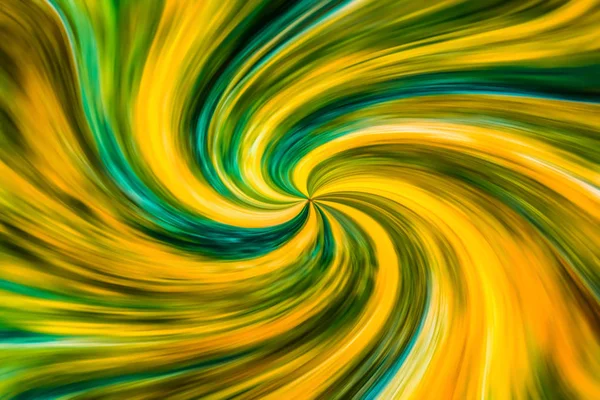 Πολύχρωμα χρώματα κίνηση στροβιλισμού πράσινο κίτρινο ρίγες επίδραση φόντο σχέδιο τέχνης — Φωτογραφία Αρχείου