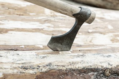 eski kavisli demir balta ahşap işleme geleneksel araçlar inşaat rustik ev sıkışmış