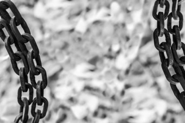 tonlama tasarım sınır eski paslı zincirleri dikey demir arka plan tabanı