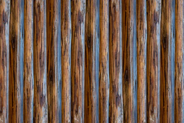 Legno fondo marrone tronchi nervato base naturale texture verticale parallela — Foto Stock