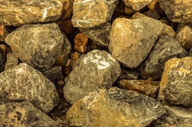 kahverengi gri taşlar arka plan sert yıpranmış closeup taban katı