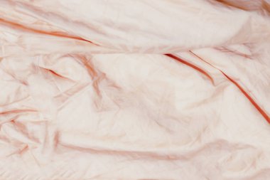 kumaş doğal pamuk şeftali turuncu dalga arka plan dalga doku