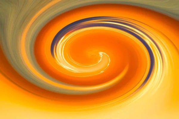 Orange vif tourbillonnant mouvement tourbillon entonnoir peinture art conception fond — Photo