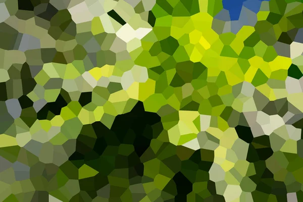 Абстрактный многоугольный фон объемный геометрический шаблон базовый лед зеленый свет темный — стоковое фото