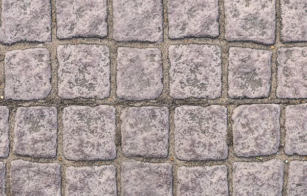 Patrón de piedra gris granito fondo cuadrado base geométrica sólida urbana — Foto de Stock