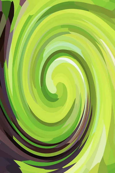 Рисунок фона смесь красок зеленый черный бассейн изогнутые линии вертикальная текстура — стоковое фото