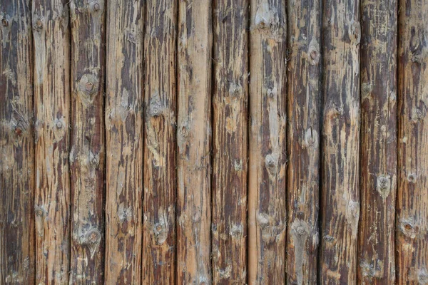 Tableros marrón patrón vertical fondo base envejecido — Foto de Stock
