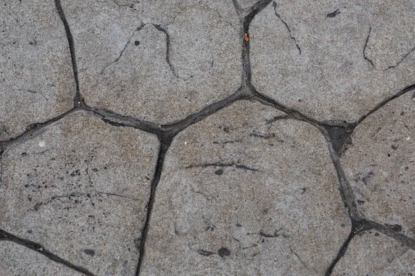 Pedra rachado fundo base curvas linhas cinza substrato urbano — Fotografia de Stock