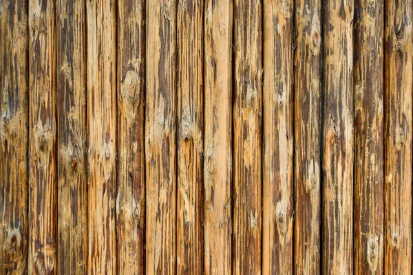 Trä mönster vertikala styrelser bruna gamla vittrade bakgrund bas — Stockfoto