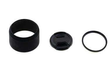 lens kaput ulens kapak lens yalıtımlı arka plan fotoğrafı