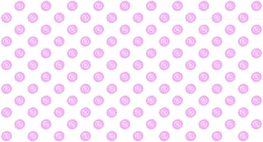 Pembe spiraller girdap çiziyor. İzole edilmiş arka planda güzel geometrik desen.