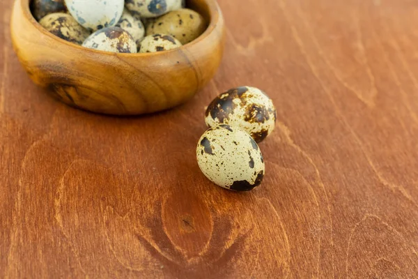 Quail Eggs Mini White Spotted Source Vitamins Minerals Healthy Delicious — Stock Photo, Image