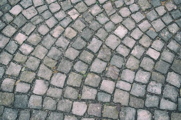 Alter Platz Der Europäischen Stadt Ist Aus Grauen Marmorfliesen Muster — Stockfoto