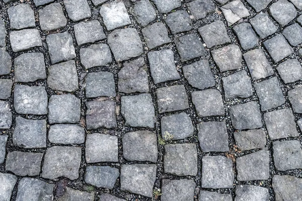 Şehir Meydanı Gri Granit Bloklardan Oluşur — Stok fotoğraf