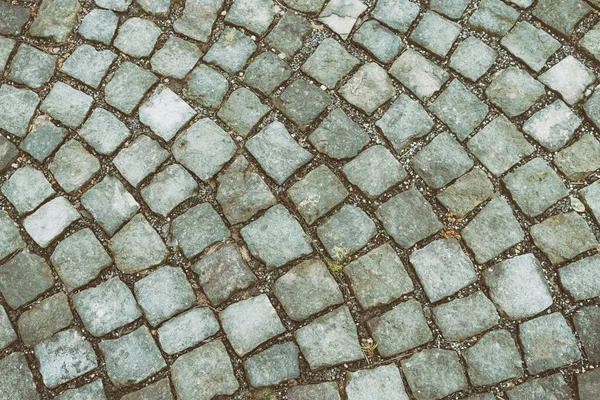 Старый Квадратный Камень Выполненный Серого Мрамора — стоковое фото